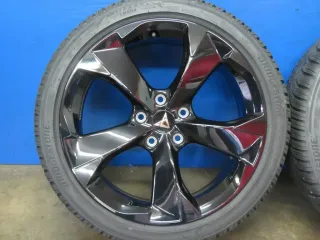 Original Cupra Leon 18 Zoll 5-Arm-Design Winterräder Alufelgen 5FA601025H Schwarz Winterreifen 4x 7,9 mm - Bild 11