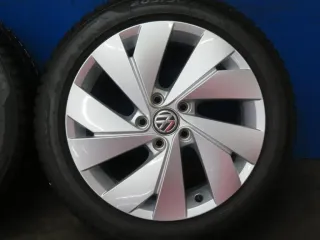 Original VW Golf 8 17 Zoll Belmond Winterräder Alufelgen 5H0601025B Silber Winterreifen 2x 5 mm / 2x 6,2 mm - Bild 13