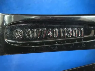 Original A-Klasse Typ 177 B-Klasse Typ 247 CLA Typ 118 18 Zoll 5-Doppelspeichen-Rad Sommerräder + RDKS Alufelgen A1774011300 Schwarz Sommerreifen 4x 5,5 mm - Bild 4