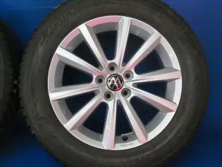 Original VW T-Cross VW Taigo 16 Zoll Merano Winterräder Alufelgen 2GM071496 Silber Winterreifen 4x 6,7 mm - Bild 9