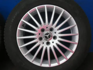 Original Mercedes V-Klasse Typ W447 Mercedes Vito Typ 447 Mercedes Vito Tourer Typ 447 17 Zoll Viel-Speichen-Rad Winterräder + RDKS A4474014900 / 2300 Silber Winterreifen - Bild 12