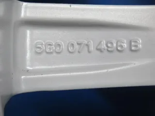 Original VW Golf 7 16 Zoll Merano Winterräder Alufelgen 5G0071496B Silber Winterreifen 2x 5,5 mm / 2x 6,5 mm - Bild 4