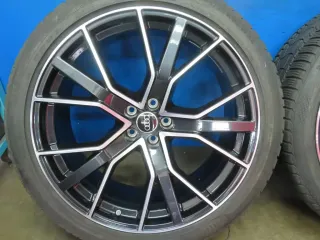 Original Audi Q7 + SQ7 Typ 4M.. 22 Zoll Performance Winterräder + RDKS Alufelgen 4M0601025DS Schwarz Winterreifen 4x +6 mm - Bild 12